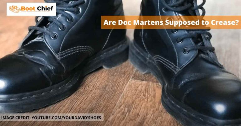 creases on doc martens